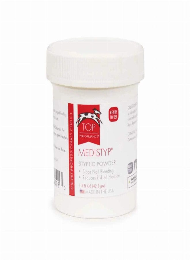 Top Performance MediStyp Pet Styptic Powder with Benzocaine, 1-1/2-Ounce,white - Image 1
